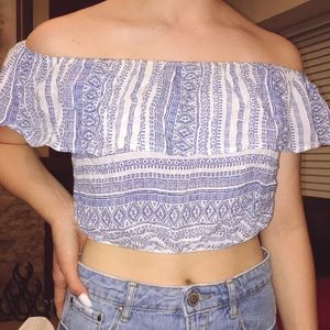 Off The Shoulder Crop Top!